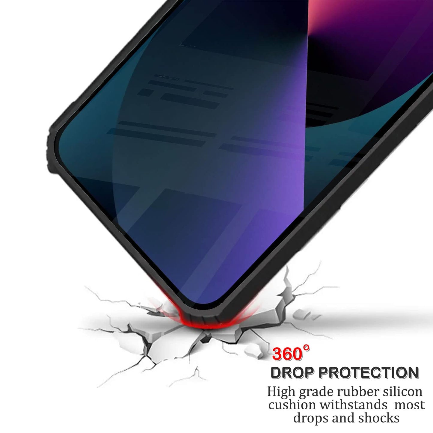 VAKIBO Best Selling Black and Transparent Coloured Made With Soft TPU and Acrylic Back Cover Case With 4 Corner and Camera Protection Suitable for Vivo S1