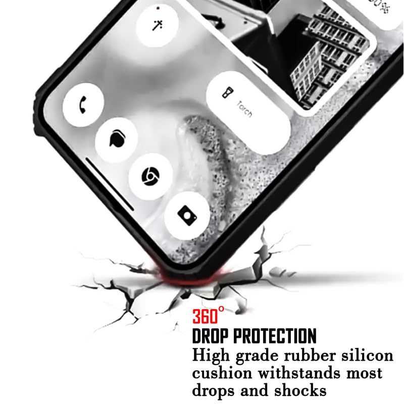 VAKIBO Best Selling Black and Transparent Coloured Made With Soft TPU and Acrylic Back Cover Case With 4 Corner and Camera Protection Suitable for Infinix Note 10 Pro