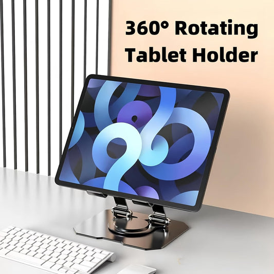 Tablet Stand Metal 360Β° Rotating S952 Black