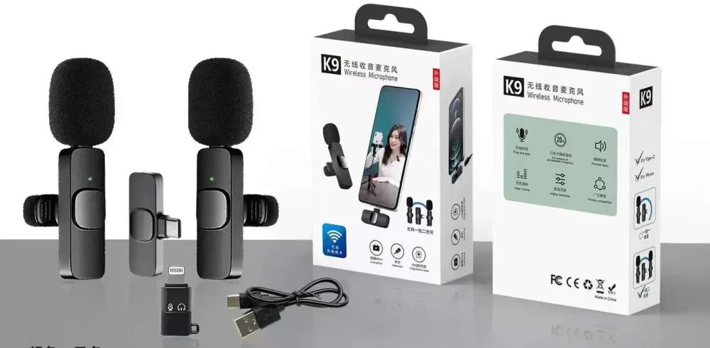 K-9 Wireless Collar Microphone C-TYPE(2Mic)