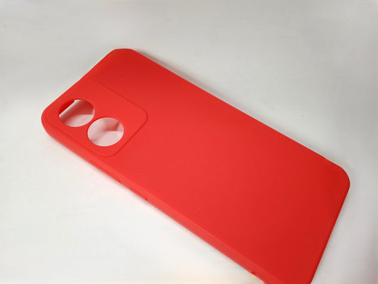 VAKIBO Red Coloured Back Cover Case Suitable for Vivo Y02s