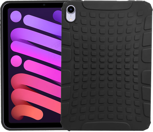 VAKIBO Defender Strong Black Coloured Soft TPU Back Cover Case Shock Proof Suitable for Apple iPad mini (6th Gen)