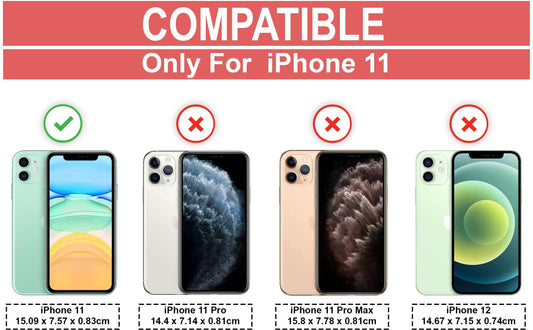 VAKIBO Best Selling Black and Transparent Back Cover Case Made With Soft TPU and Acrylic With 4 Corner and Camera Protection Suitable for Apple iPhone 11