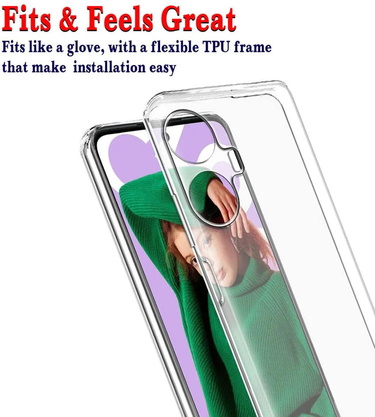 VAKIBO Premium Clear 2MM Thick Transparent Soft TPU Rubber Back Cover Case With Camera Protection Suitable for Realme Narzo N55