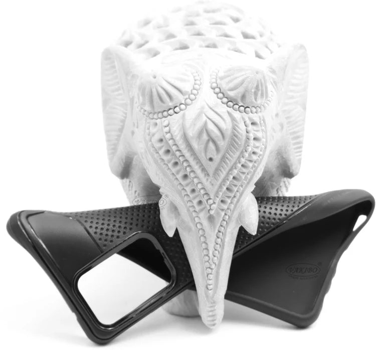 VAKIBO Dotted Design Black Coloured Soft TPU Back Cover Case Suitable for Samsung Galaxy A52 5G