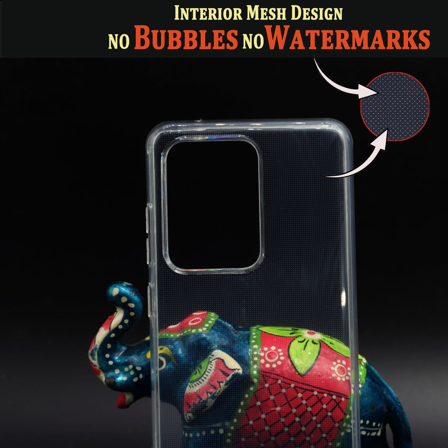 VAKIBO Premium Clear 2MM Thick Transparent Soft TPU Rubber Back Cover Case With Camera Protection Suitable for Samsung Galaxy S20 Ultra