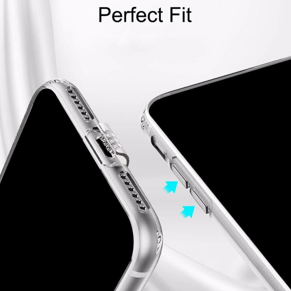 VAKIBO Super Premium Soft TPU Transparent Case With Dustplug,Side Grip,Corner Protection,lanyard Cuts,Camera Protection Suitable for Mi Redmi Note 7