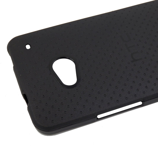 VAKIBO Dotted Design Black Coloured Soft TPU Back Cover Case Suitable for Htc One 802d