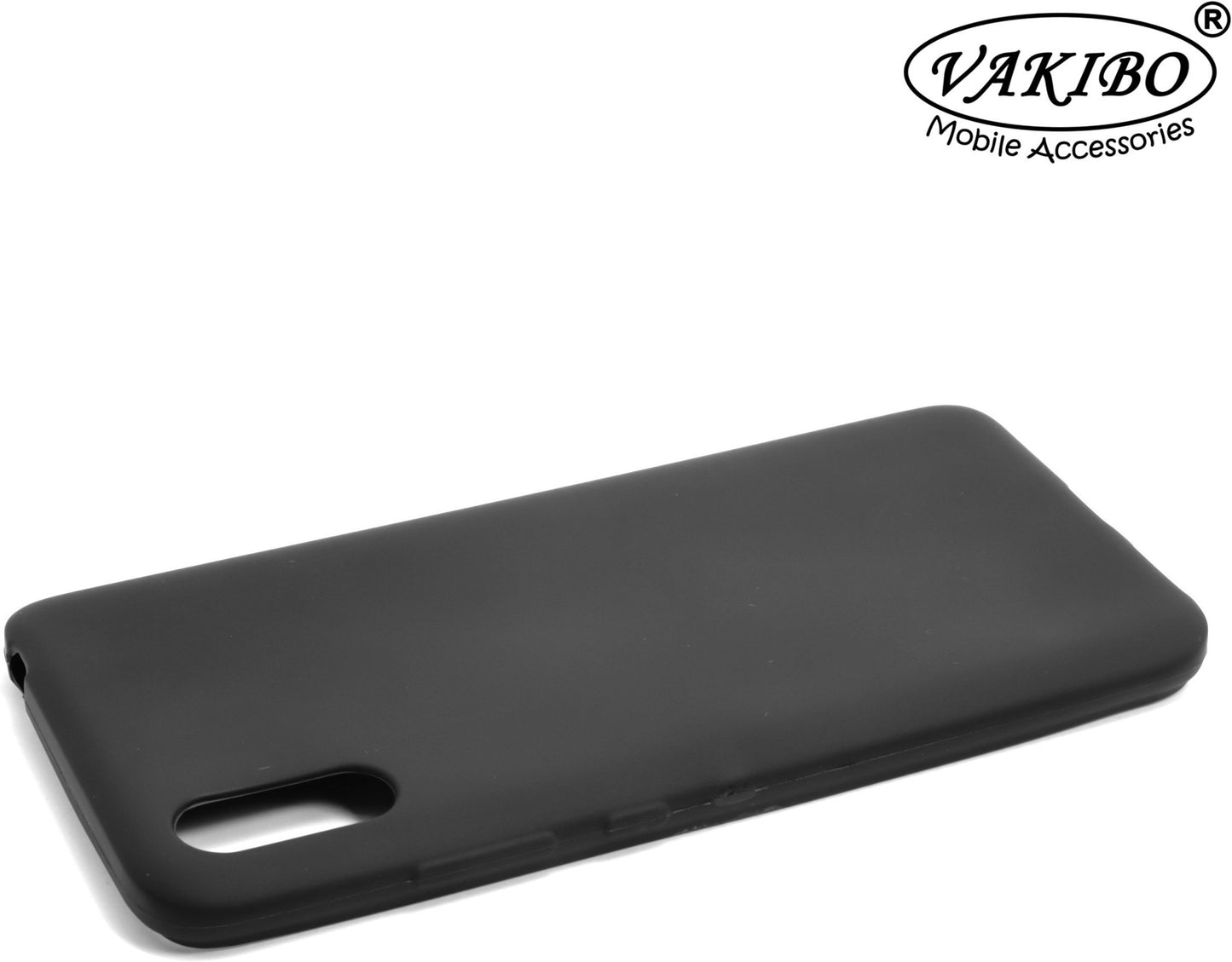 VAKIBO Matte Frosted Black Coloured Soft TPU Back Cover Case Suitable for Mi Redmi 9i