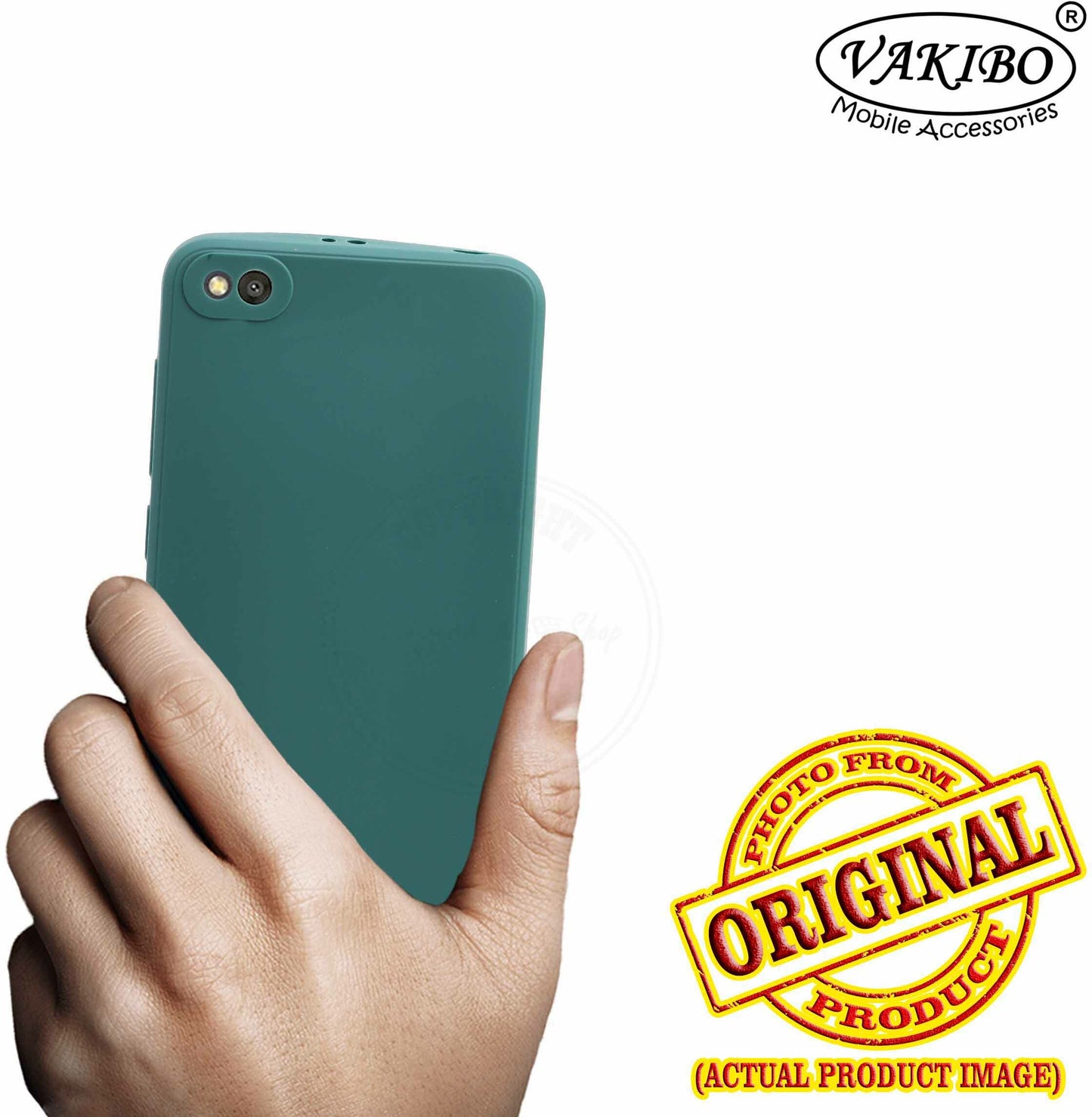 VAKIBO Matte 1.5 MM Thick With Camera Protection Green Coloured Soft TPU Rubber Back Cover Case Suitable for MI Redmi 4A