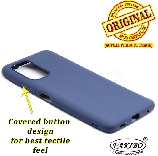 VAKIBO Blue Coloured Back Cover Case Suitable for Mi Redmi Note 10 Pro