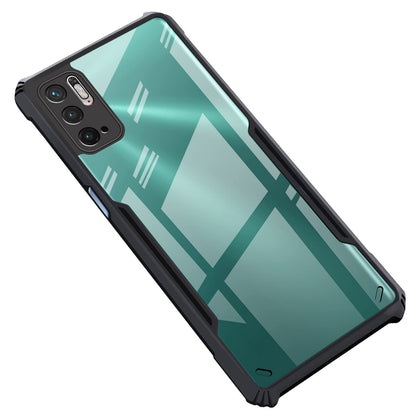 VAKIBO Super Premium Black Border Transparent Case With Corner Protection & Camera Protection Suitable for Mi Redmi Note 10T 5G
