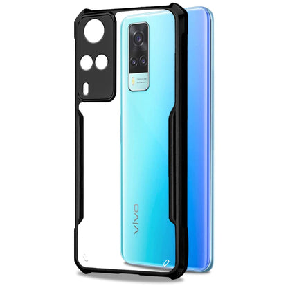 VAKIBO Super Premium Black Border Transparent Case With Corner Protection & Camera Protection Suitable for Vivo Y31