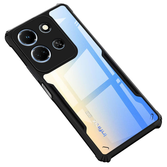 VAKIBO Super Premium Black Border Transparent Case With Corner Protection & Camera Protection Suitable for Infinix Note 30