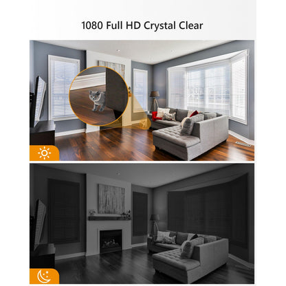 Imou 360° 1080P Full HD CCTV Security Camera, Human Detection, Motion Tracking, 2-Way Audio, Night Vision, Dome Camera with WiFi & Ethernet Connection