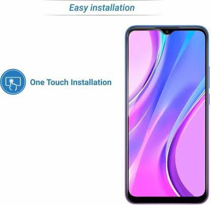Super Premium Quality Tempered Glass Screen Guard Protector With Black Border Suitable For MI Redmi 9i
