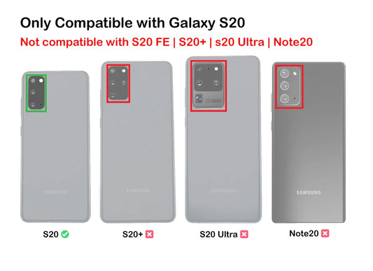 VAKIBO Best Selling Black and Transparent Coloured Made With Soft TPU and Acrylic Back Cover Case With 4 Corner and Camera Protection Suitable for Samsung Galaxy S20