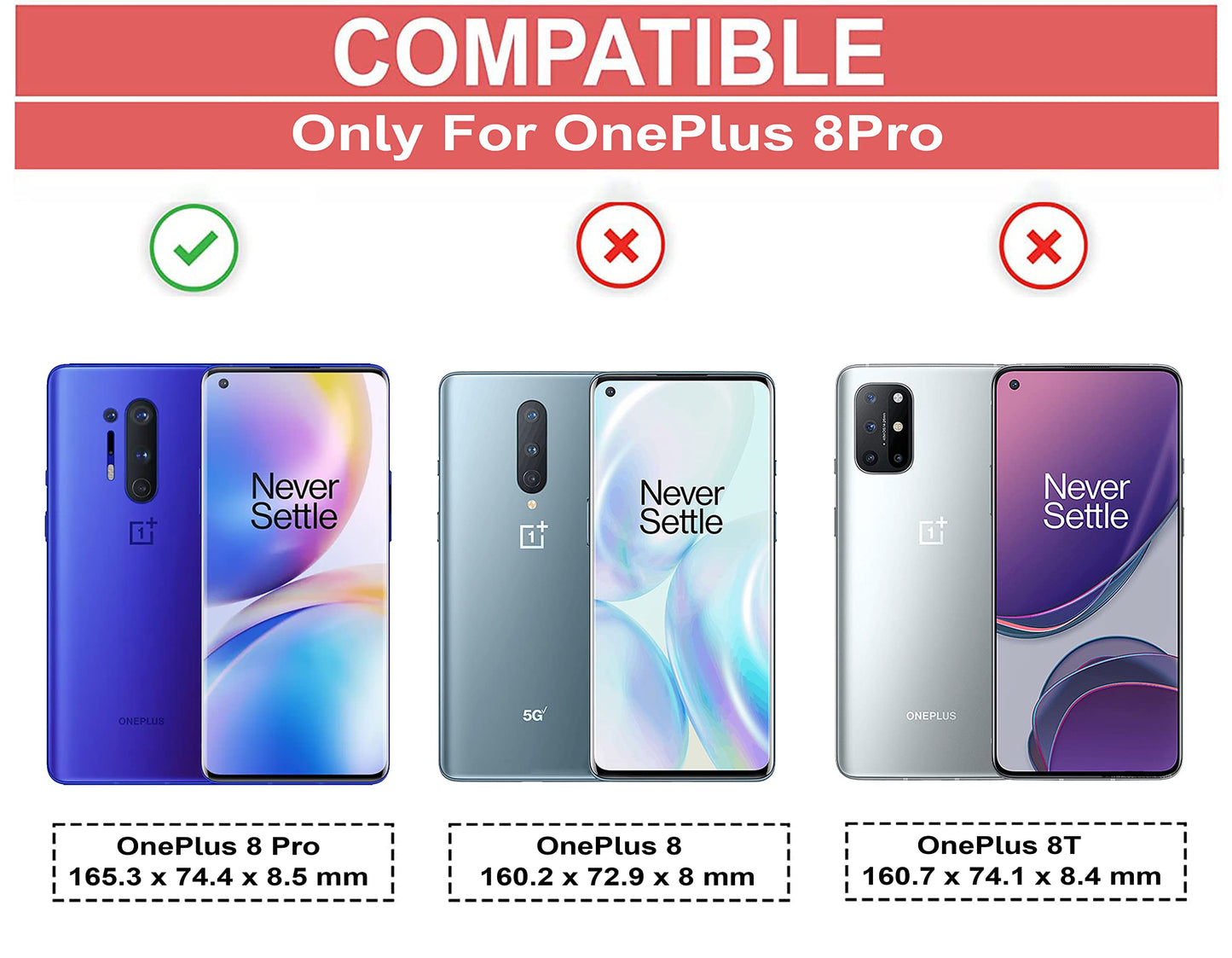 VAKIBO Best Selling Black and Transparent Back Cover Case Made With Soft TPU and Acrylic With 4 Corner and Camera Protection Suitable for OnePlus 8 Pro