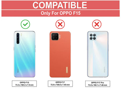 VAKIBO Super Premium Black Border Transparent Case With Corner Protection & Camera Protection Suitable for Oppo Reno 3