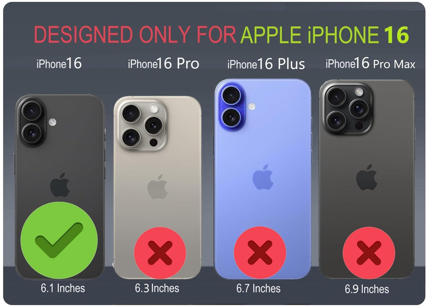 VAKIBO Best Selling Black and Transparent Coloured Made With Soft TPU and Acrylic Back Cover Case With 4 Corner and Camera Protection Suitable for iPhone 16