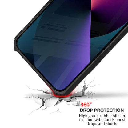 VAKIBO Super Premium Black Border Transparent Case With Corner Protection & Camera Protection Suitable for Samsung On Max