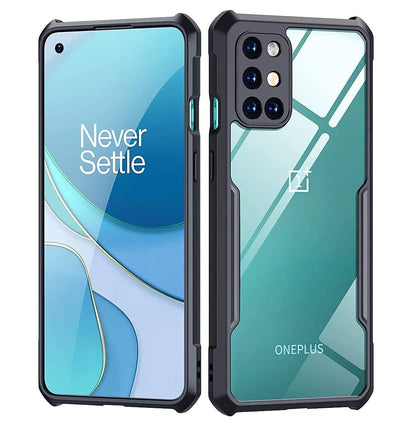 VAKIBO Super Premium Black Border Transparent Case With Corner Protection & Camera Protection Suitable for Oneplus 8T