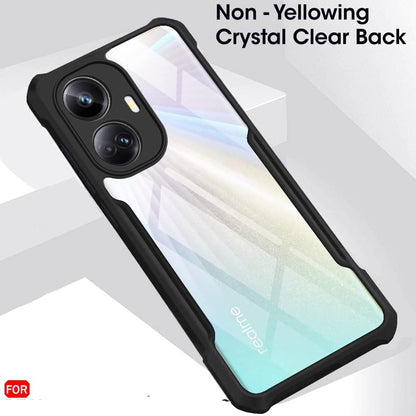 VAKIBO Super Premium Black Border Transparent Case With Corner Protection & Camera Protection Suitable for Realme C55