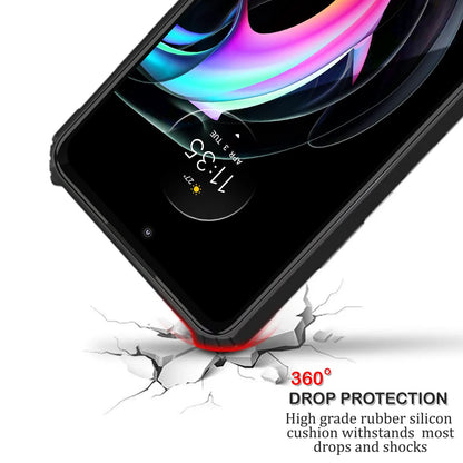 VAKIBO Super Premium Black Border Transparent Case With Corner Protection & Camera Protection Suitable for Moto G51
