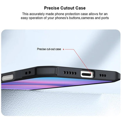 VAKIBO Best Selling Black and Transparent Coloured Made With Soft TPU and Acrylic Back Cover Case With 4 Corner and Camera Protection Suitable for iPhone 16