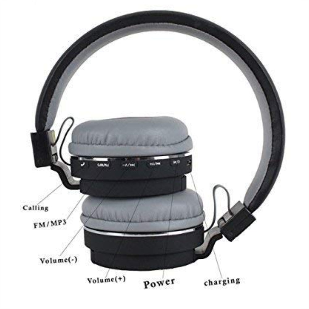 SH 12 BLUETOOTH HEADPHONE(Assorted Colour)