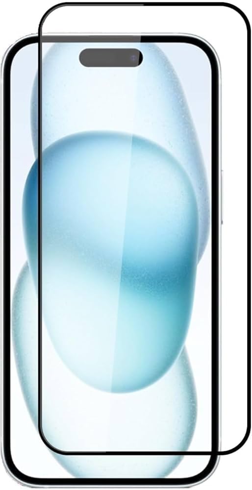 Super Premium Quality Tempered Glass Screen Guard Protector With Black Border Suitable For Apple iPhone 17