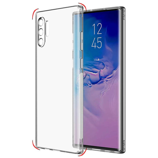 VAKIBO Premium Clear 1.5MM Thick Transparent Soft TPU Rubber Back Cover Case With Camera Protection Suitable for Samsung Galaxy Note 10 Plus