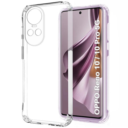VAKIBO Super Premium Black Border Transparent Case With Corner Protection & Camera Protection Suitable for Oppo Reno 10 Pro