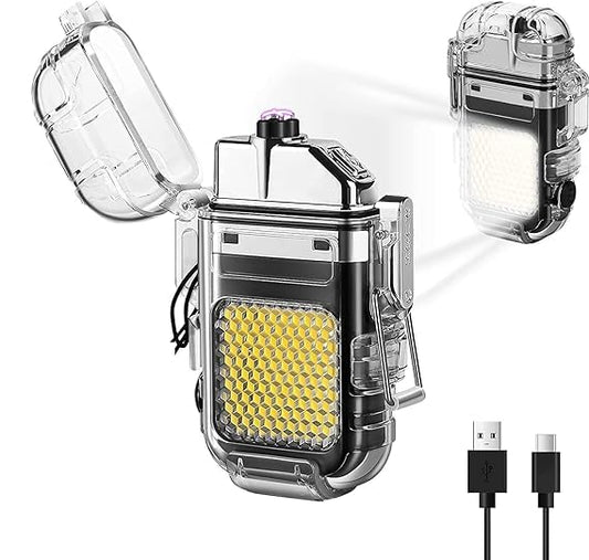 Outdoor Camping Lighter with Led Light