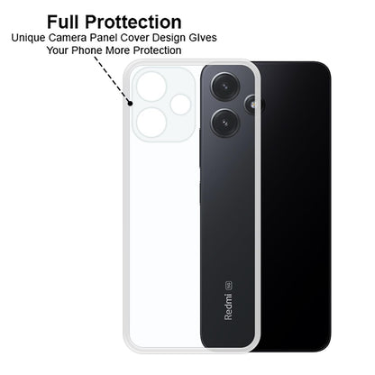 VAKIBO Premium Clear 1.5MM Thick Transparent Soft TPU Rubber Back Cover Case With Camera Protection Suitable for Mi Redmi 12 5G