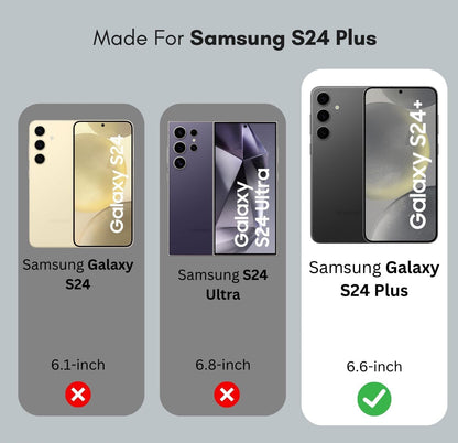 Super Premium Quality Tempered Glass Screen Guard Protector With Black Border Suitable For Samsung Galaxy S24PLUS