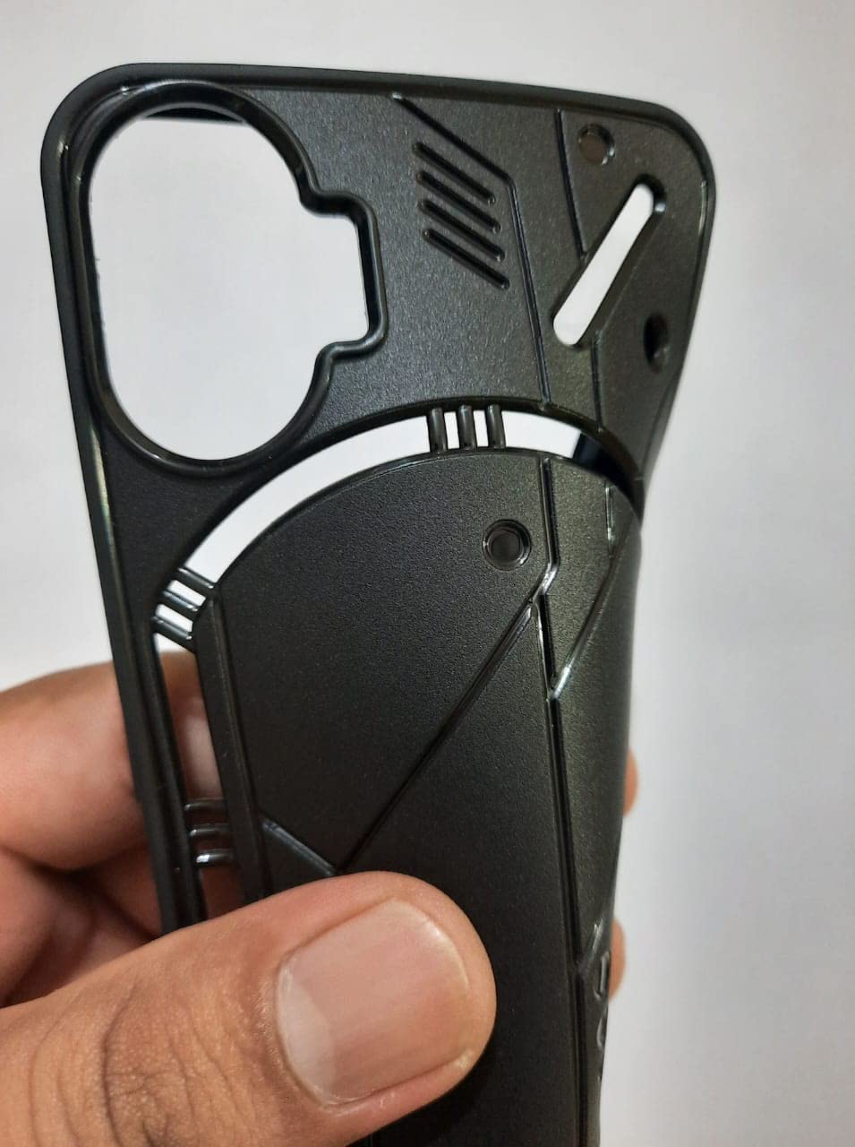 VAKIBO Black Coloured Back Cover Case Suitable for Nothing 2