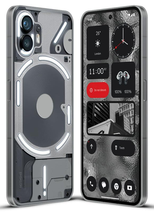 VAKIBO Transparent Premium Quality Back Cover Made With Soft TPU/ Silicon Rubber Suitable For Nothing Phone 2