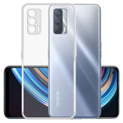 VAKIBO Premium Clear 1.5MM Thick Transparent Soft TPU Rubber Back Cover Case With Camera Protection Suitable for Realme X7