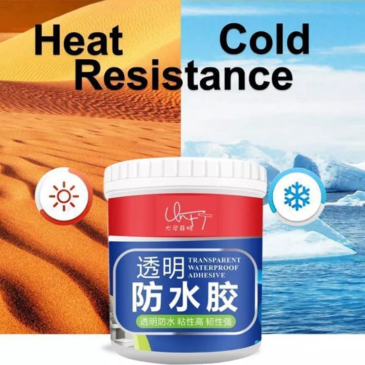 Waterproof Glue, Waterproof Insulating Sealant, Transparent Repairing Leak Waterproof Adhesive, Super Strong Bonding Sealant Invisible Agent Waterproofing Adhesive