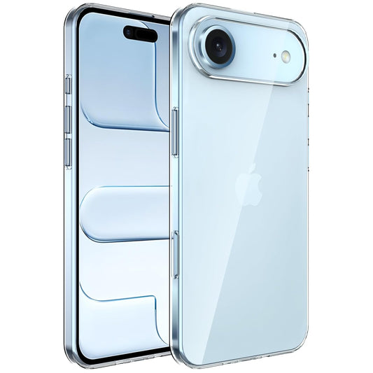 VAKIBO Premium Clear 2MM Thick Transparent Soft TPU Rubber Back Cover Case With Camera Protection Suitable for iPhone 17 Air
