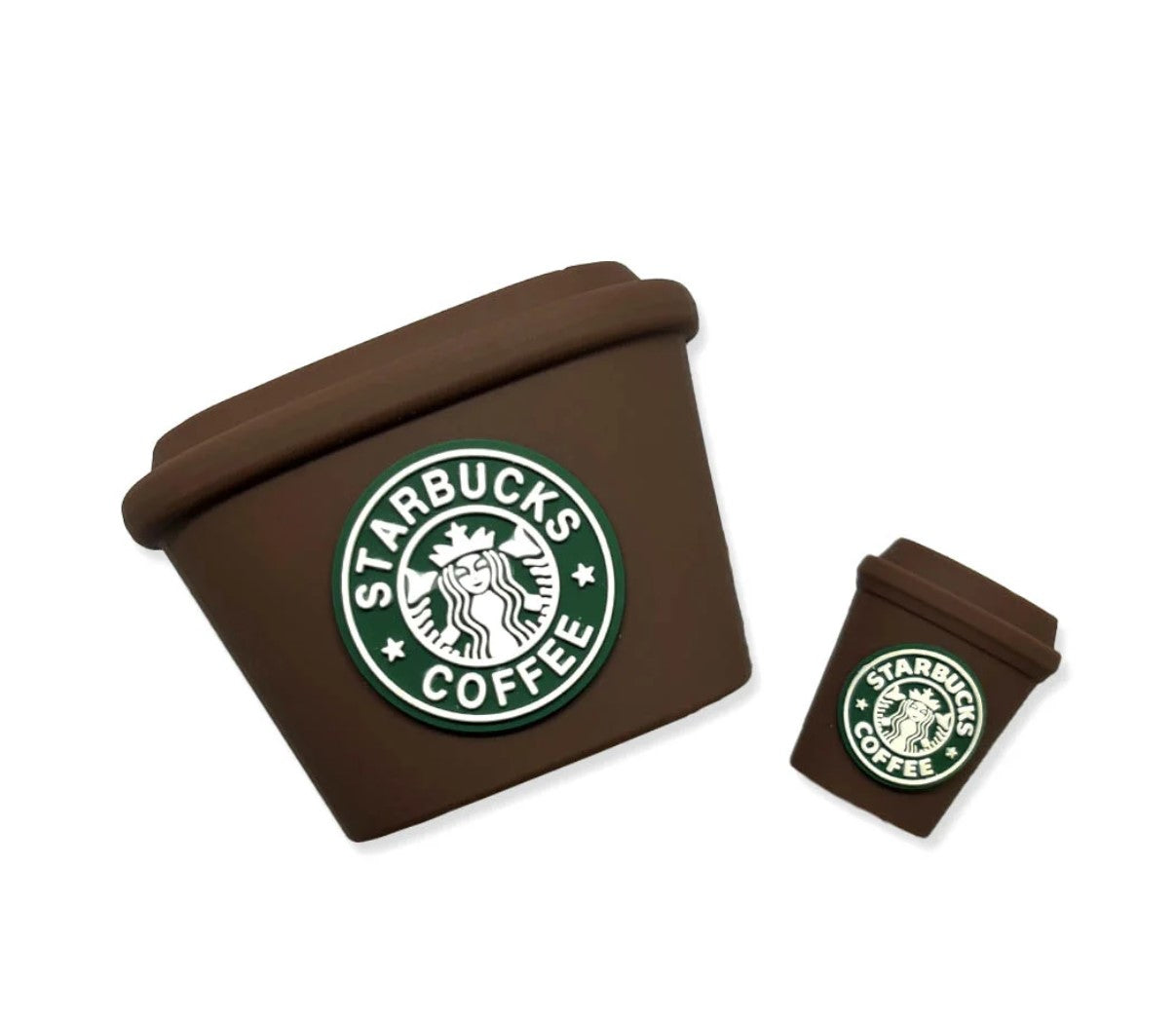 Compatible for iPhone Charger Case Cover,Silicone Charger Case Cover Compatible for 18-20W 360 Degree Full Protection Cover (Starbucks)