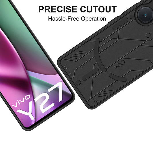 VAKIBO Black Coloured Back Cover Case Suitable for Vivo Y27