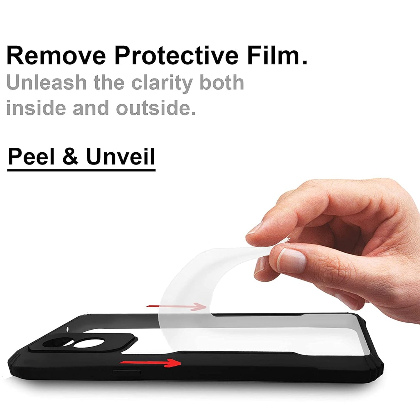 VAKIBO Best Selling Black and Transparent Coloured Made With Soft TPU and Acrylic Back Cover Case With 4 Corner and Camera Protection Suitable for Mi Poco X2