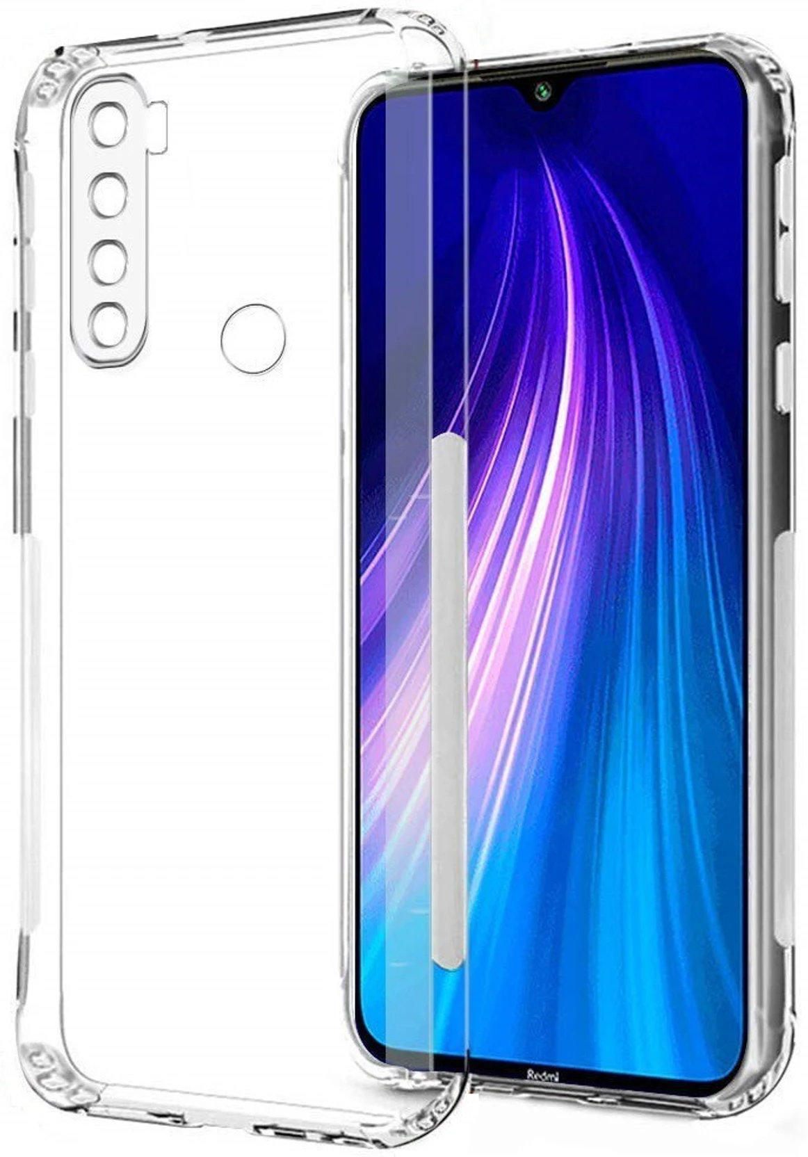 VAKIBO Premium Clear 1.5MM Thick Transparent Soft TPU Rubber Back Cover Case With Camera Protection Suitable for Realme 5 Pro
