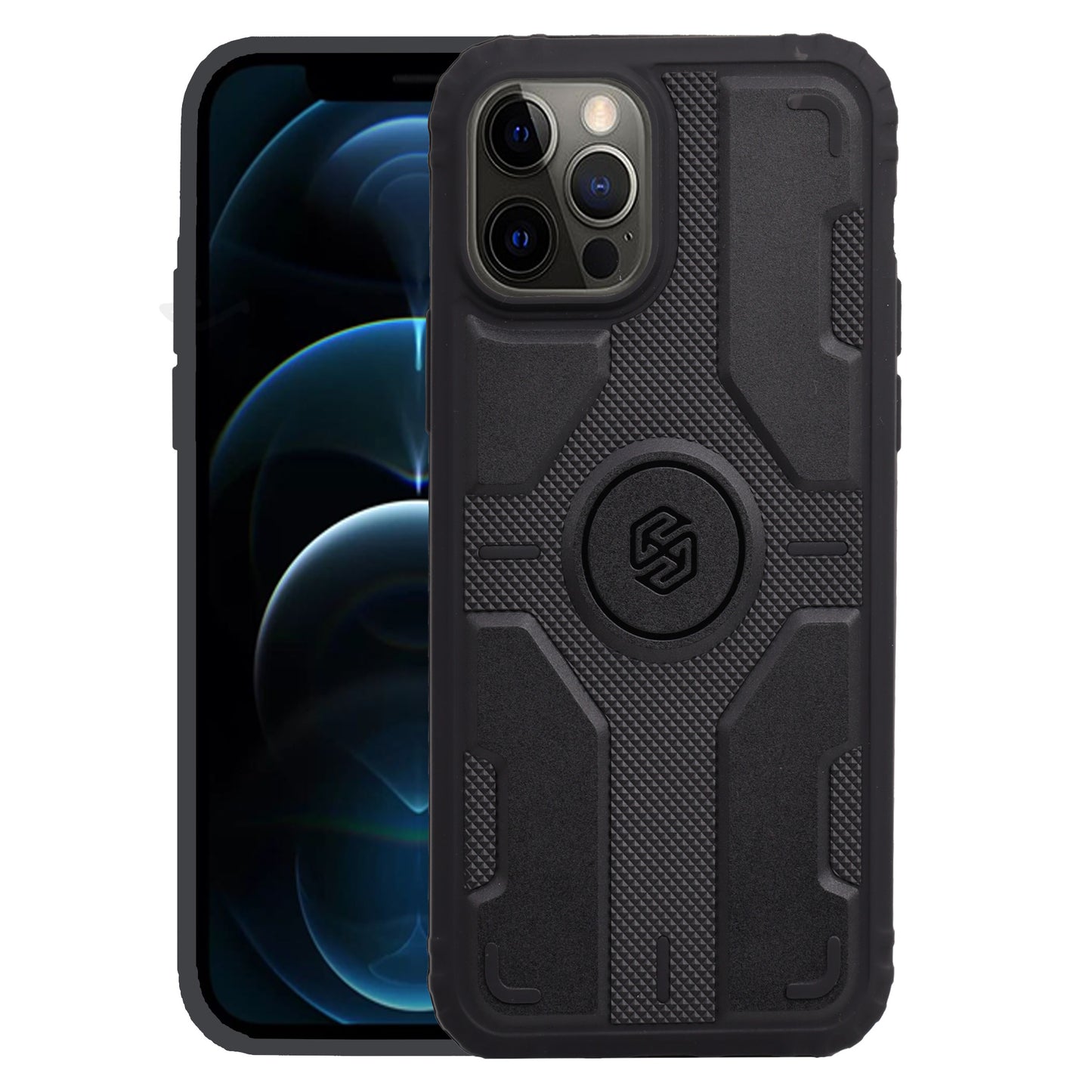 VAKIBO Black Premium Quality Back Cover Suitable For iPhone 12 Pro Max