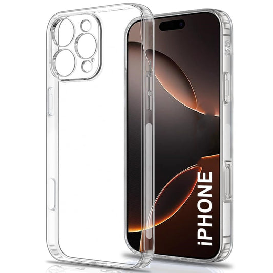 VAKIBO Super Premium Soft TPU Transparent Case With Dustplug,Side Grip,Corner Protection,lanyard Cuts,Camera Protection Suitable for iPhone 13 Pro Max