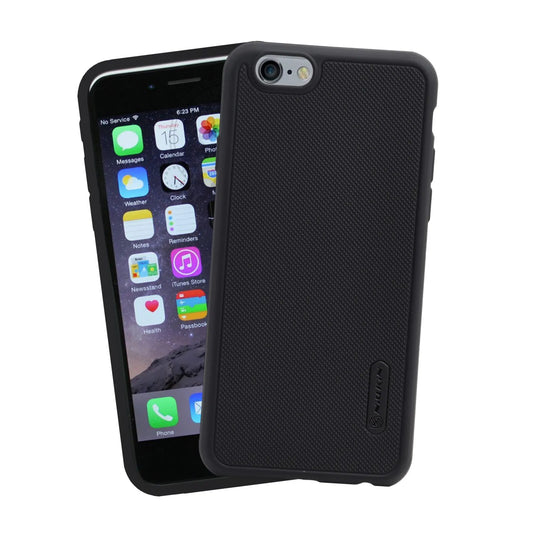 VAKIBO Niukin Dotted Design Black Coloured Soft TPU Rubber Back Cover Case With Camera Protection Ring Suitable for iPhone 8