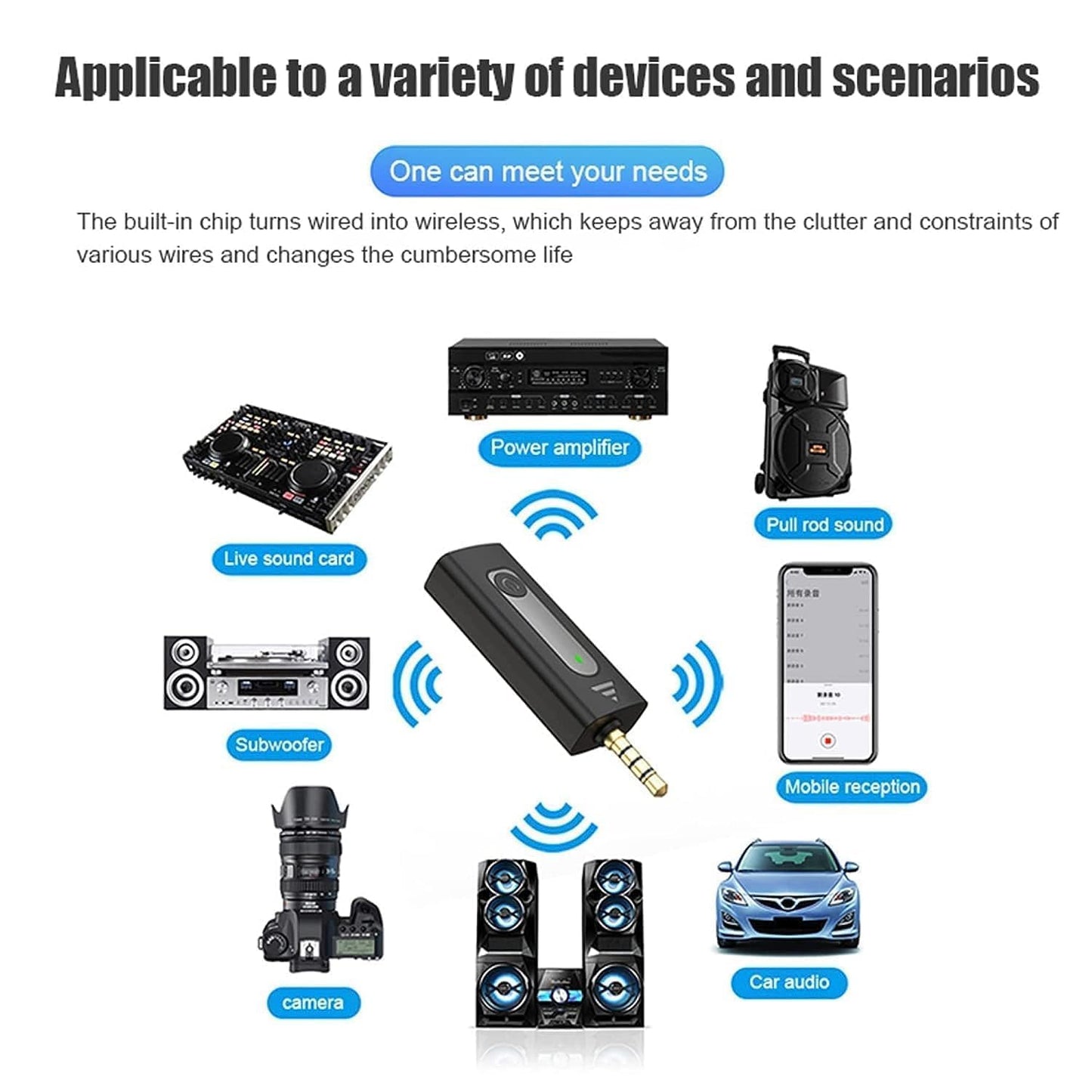 K-35 -2 Wireless Collar Microphone 3.5MM(2Mic)