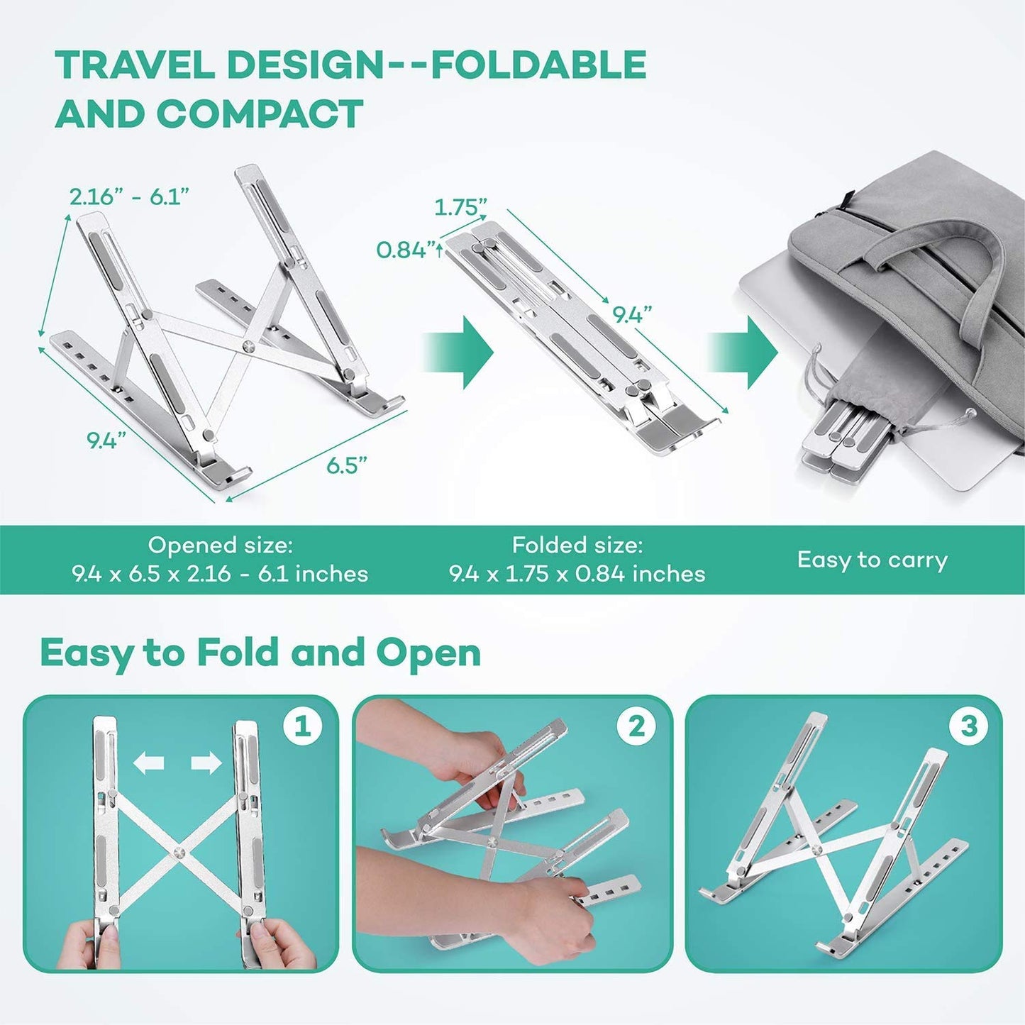 Laptop and Tablet Premium Stand- Metal